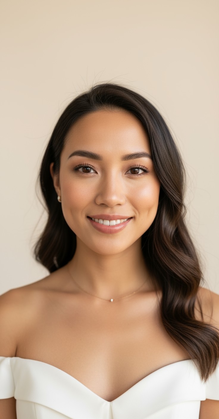 After Waves Hairstyle For Wedding